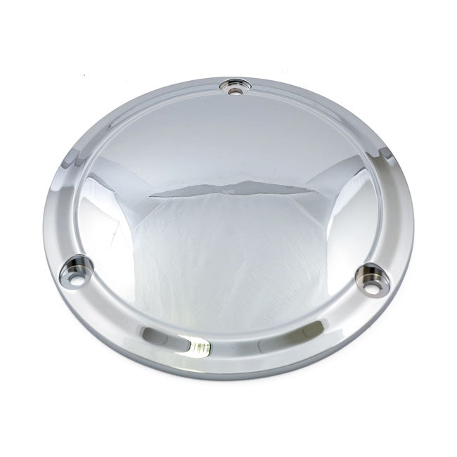 Derby cover, stepped. Chrome — 70-98 Big Twin (NU)