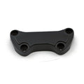 Handlebar top clamp, without skirt — Various 73-23 Big Twin; XL Sportster (Excl. FLT/Touring). With 1" diameter bars