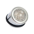 Old school LED taillight, type 1. Chrome. Clear lens