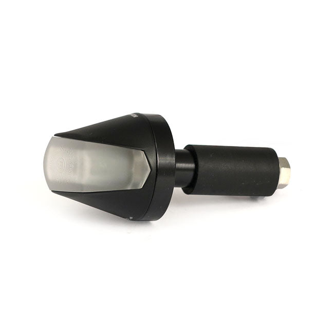Jewel, in-bar LED turn signal. Clear lens