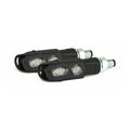 Cluster, LED turn signals. Black. Clear lens