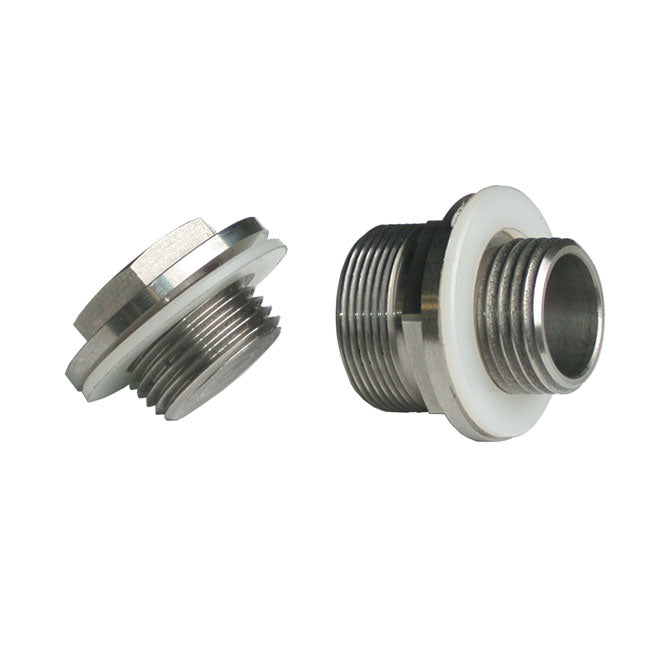 Pingel, gas tank EFI to carb adapter & plug kit — 95-01 H-D WITH MAGNETI MARELLY FI (NU)