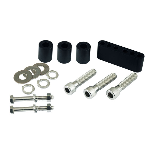 Pingel, rider floorboard extenders. 1-1/4" offset — 92-08 FLT/Touring (NU)