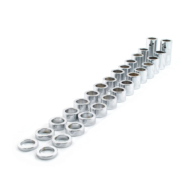 Paughco, Chrome steel axle spacer kit — 914739
