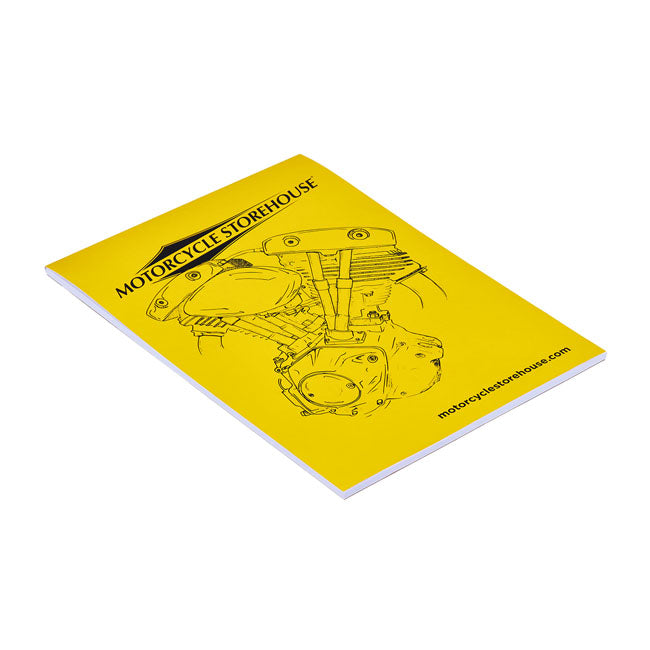 Motorcycle storehouse, Notepad A4