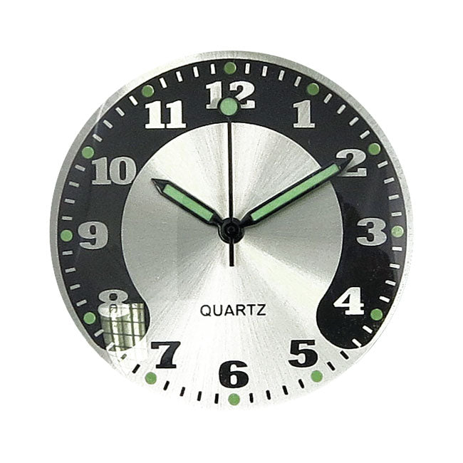 Handlebar mounted clock. Chrome