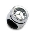 Handlebar mounted clock. Chrome