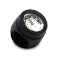 Handlebar mounted thermometer. Black