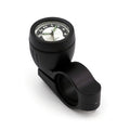 Handlebar mounted clock, black