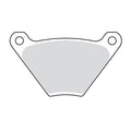 EBC, brake pad set. Organic — Front: 1973 XL Sportster; FX; 72-84 FL (NU).  Rear: 73-80 FL; 73-83 FX (NU) .