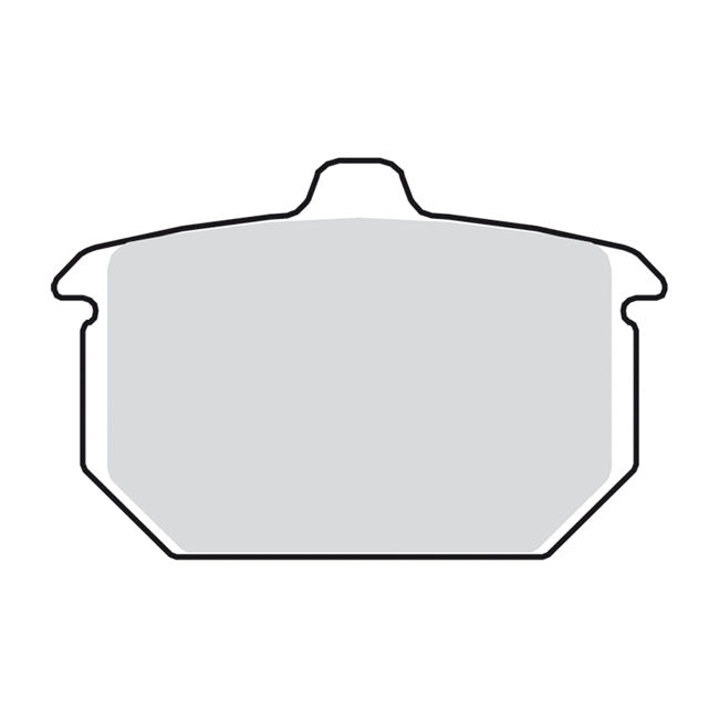 EBC, brake pad set. Organic — Rear: 82-E87 XL Sportster; FXR; FXST; 84-85 FX; 83-86 FXWG (NU)