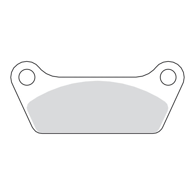EBC, brake pad set. Organic — Rear: 81-84 FLH; 80-85 FLT/Touring (NU)