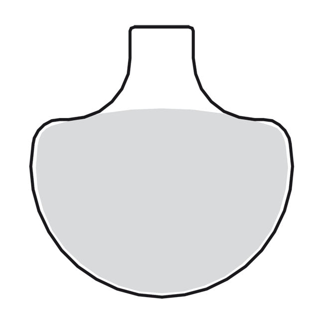 EBC, brake pad set. Organic — Front: 84-99 Big Twin; TC; XL Sportster; L88-11 Springers (NU)
