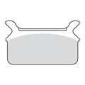 EBC, brake pad set. Organic — Rear: 86-99 FLT/Touring (NU)