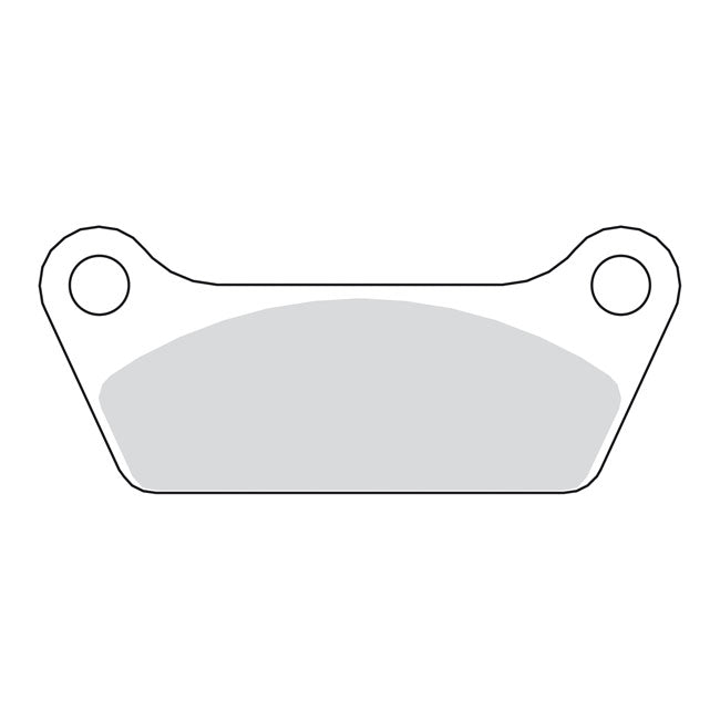 EBC, brake pads. V-Pad semi sintered copper — Rear: 81-84 FLH; 80-85 FLT(NU)