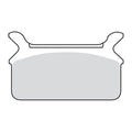 EBC, brake pads. V-Pad semi sintered copper — Rear: 86-99 FLT/Touring (NU)
