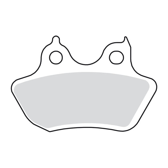 EBC, brake pads. V-Pad semi sintered copper — Rear: 06-07 FXSTB/C; FLSTF; 2006 FXSTS; FXSTI; 2007 FXST(NU)