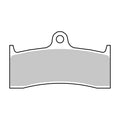 EBC, brake pads. Organic — Front: 98-01 Buell (NU); All Rebuffini Kerio Axial 4-p & Rebuffini Radial 4-p RR108 brake calipers; Front: Honda: 98-00 CB 1300 SC40Front: Kawasaki: 96-99 ZX7-RR ZX 750