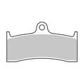EBC, Extreme Pro Double-H Sintered brake pad set — Front: 98-01 BUELL (NU)