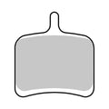 EBC Double-H Sintered brake pads — Front: 2009 Buell XB12R; 12SS; 12SCG (NU). Rear: 2008 Buell 1125R (NU).