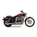Cobra, 3" slip-on mufflers. Chrome — 04-13 XL Sportster (Excl. XL1200V Seventy Two) (NU)