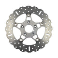 EBC, 5-Button Contour stainless floating brake rotor. Front.