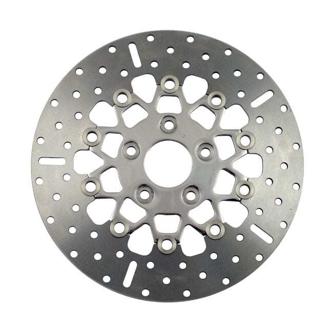 EBC polished stainless floating rotor — Most up to 1999 H-D models (NU)