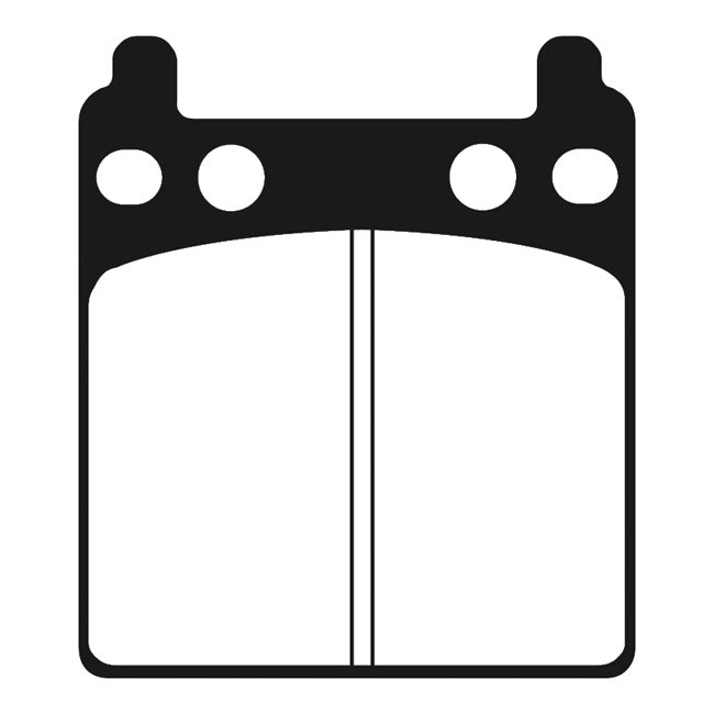EBC Organic brake pads — 162 X 2 PM calipers and PM 2 piston calipers; Rear: Honda: 76-77 CB 750 F/F1; 75-77 GL 1000 Goldwing (6 Bolt disc fixing); 78 GL 1000 Goldwing; 79 GL 1000 Z Goldwing (5 Bolt disc fixing)