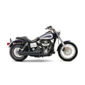 Cobra, Speedster SlashDown exhaust. Black — 12-17 Dyna (incl. 12-16 FLD SWitchback) (NU)