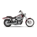 Cobra, Speedster SlashDown exhaust. Chrome — 12-17 Dyna (incl. 12-16 FLD Switchback) (NU)