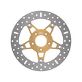 EBC, 5-Button stainless floating brake rotor. Front. Gold