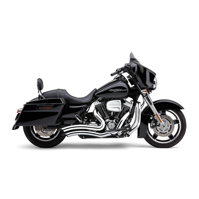 Cobra, Speedster Short Swept exhaust. Chrome — 10-16 FLT/Touring (NU)