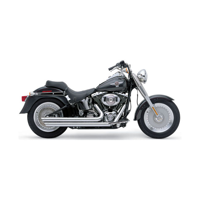 Cobra, Speedster SlashDown exhaust. Chrome — 12-17 Softail (NU)