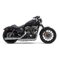 Cobra, 3" slip-on mufflers. Chrome — 14-22 XL Sportster