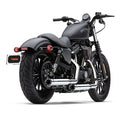 Cobra, 3" RPT Race Pro slip-on mufflers. Chrome — 14-22 XL Sportster (NU)