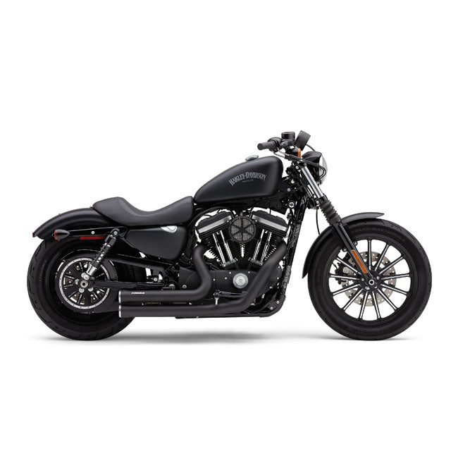 Cobra Speedster Shorts RPT exhaust. Black — 14-20 XL Sportster