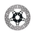 EBC, 5-Button stainless floating brake rotor. Front. Black — Most up to 1999 H-D models. Front; for models with dual front discs only (NU)