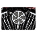 Cobra, naked air cleaner kit. Swept, chrome — 16-17 Softail; 2017 FXDLS; 08-16 FLT/Touring; Trike. (e-throttle) (NU)