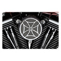 Cobra, naked air cleaner kit. Cross, chrome — 16-17 Softail; 2017 FXDLS; 08-16 FLT/Touring; Trike. (e-throttle) (NU)