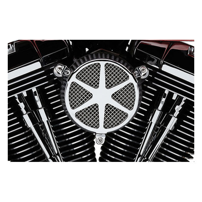 Cobra, Naked air cleaner kit. Spoke. Chrome — 01-15 Softail; 04-17 Dyna (Excl. 2017 FXDLS); 02-07 FLT/Touring (NU)