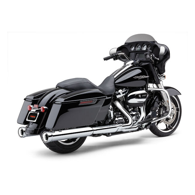 Cobra NH series 4" slip-on mufflers — 95-16 FLT/Touring (NU)