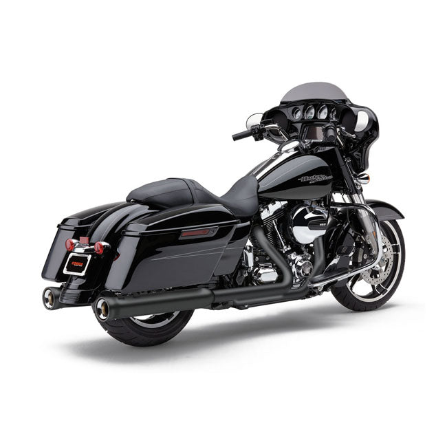 Cobra NH series 4" slip-on mufflers — 17-26 Touring (excl. Trikes). Requires disabling 2nd; down stream O2 sensor (s) of 20-up EU models