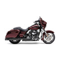 Cobra, 4" Race Pro slip-on mufflers. Black — 17-26 Touring (excl. Trikes). Requires disabling 2nd; down stream O2 sensor (s) of 20-up EU models