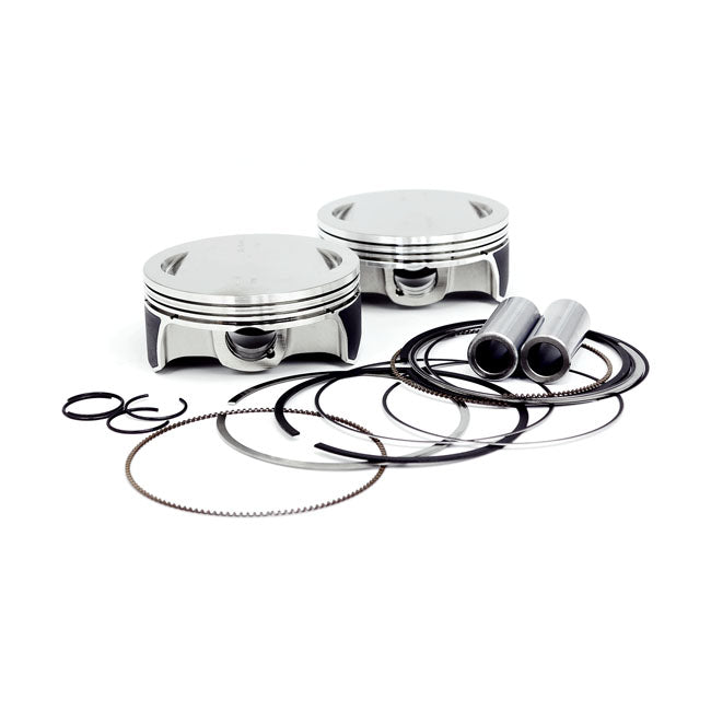 S&S, 124" 4-1/8" bore forged piston kit. Std