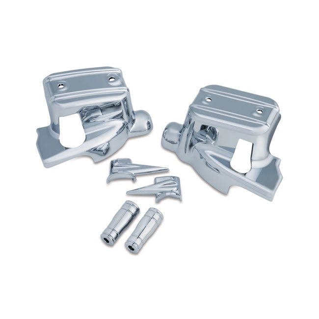 Kuryakyn, Brake & clutch dress-up kit — 14-16 FLHT Electra Glide; FLHX Street Glide models (NU)