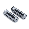 Kuryakyn, Heavy industry grips. Chrome — 81-22 H-D with dual throttle cables (Excl. Street) (NU)