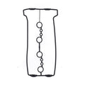 Athena valve cover gasket — Yamaha: 06-19 YZF-R6 600cc