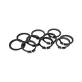 Retaining rings, fork stem