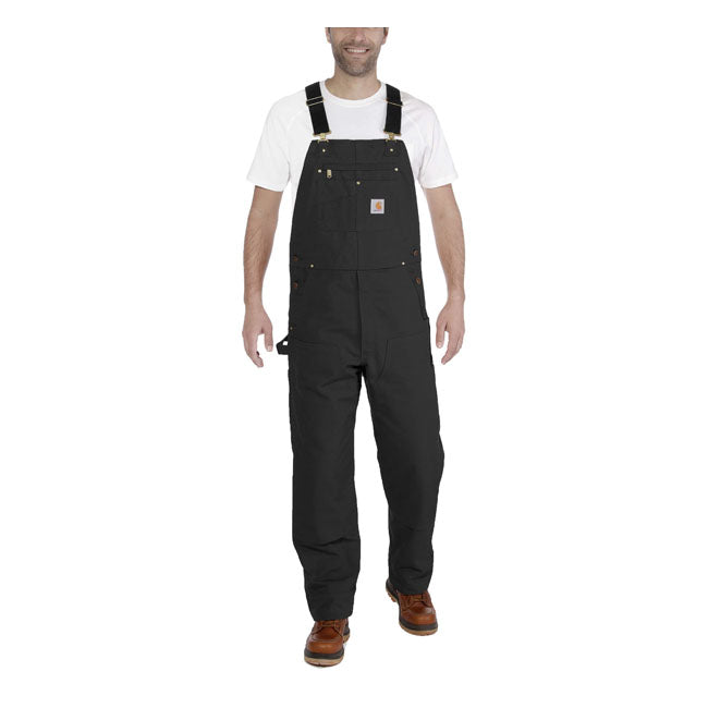 *2 WEEKS EXTRA TRANSIT TIME* Carhartt Relaxed Fit duck bib overall black