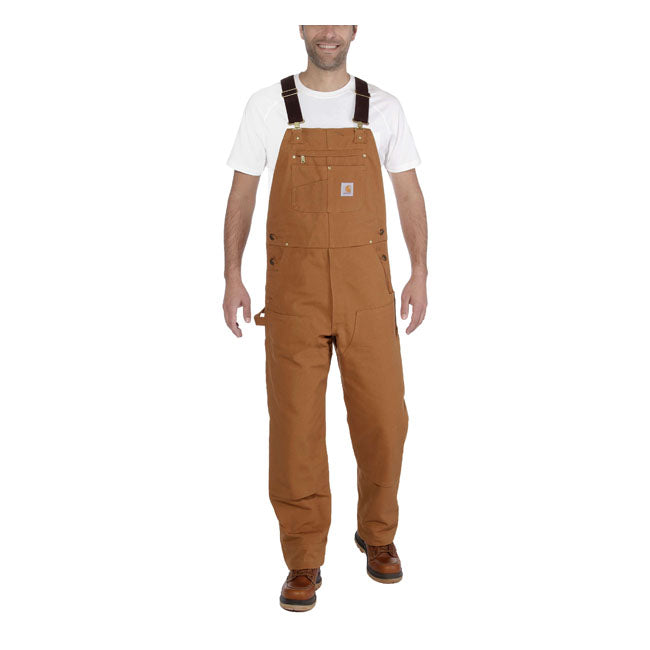 *2 WEEKS EXTRA TRANSIT TIME* Carhartt Relaxed Fit duck bib overall carhartt®brown